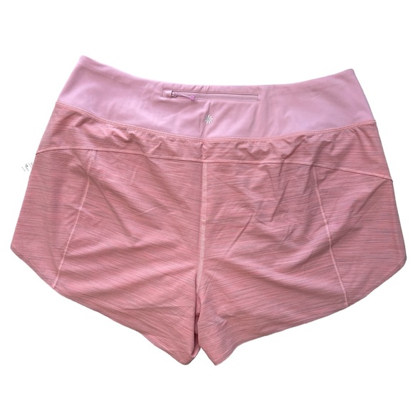 NWT ATHLETA RUN WITH IT SHORT IN HYDRANGEA PINK - Picture 2 of 9